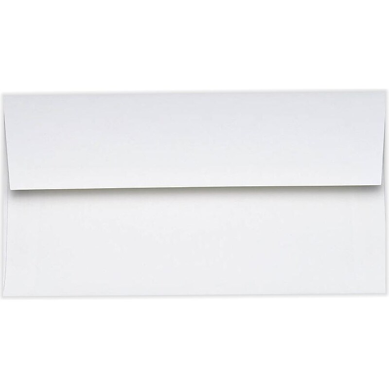 LUX Photo Greeting Invitation Envelopes (4 3/8 x 8 1/4) 50/Pack, 70lb. Bright White (PHGC1-50) image 1