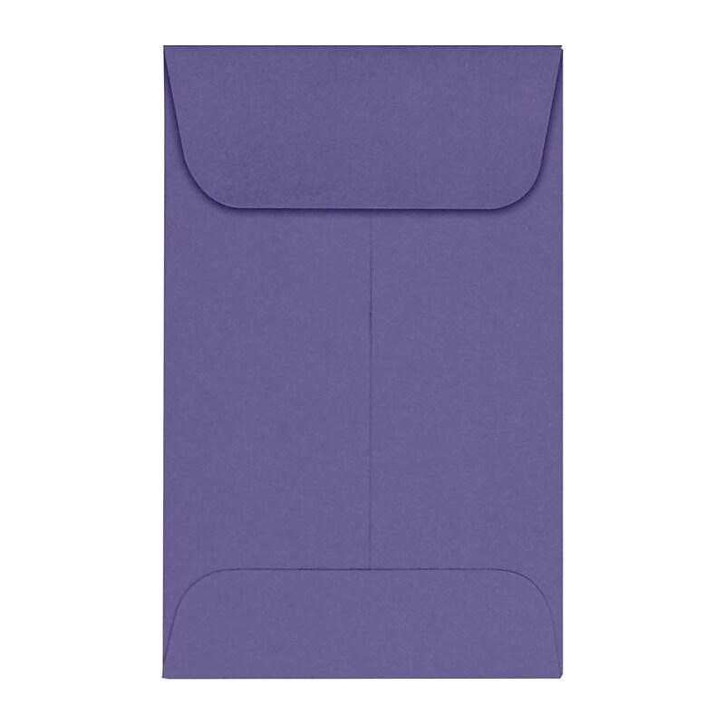 LUX #1 Coin Envelopes (2 1/4 x 3 1/2) 1000/Pack, Wisteria (LUX1CO1061000) image 1