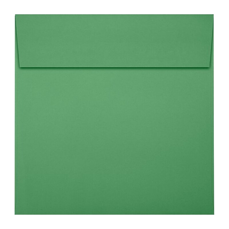 LUX 6 x 6 Square Envelopes 50/Pack, Holiday Green (8525-12-50) image 1