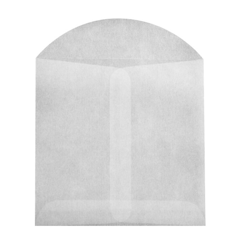 LUX 4 x 4 Open End Glassine Envelopes 250/Pack, 30lb. (GLASS-27-250) image 1
