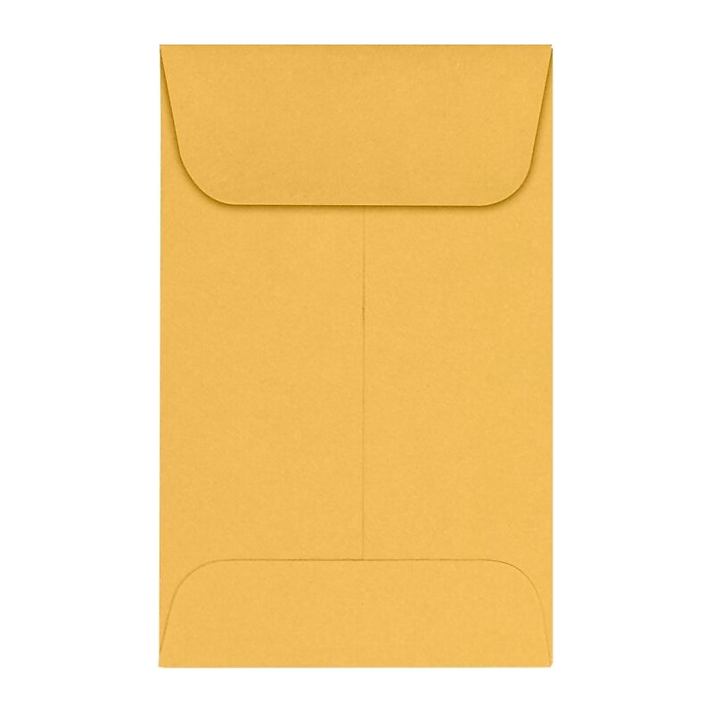 LUX #1 Kraft Coin Envelopes (2-1/4 x 3-1/2) 500/Pack, 24lb. Brown Kraft (94680-500) image 1