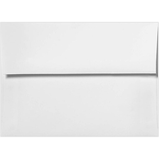 LUX A4 Invitation Envelopes (4 1/4 x 6 1/4) 50/Pack, 24lb. Bright White