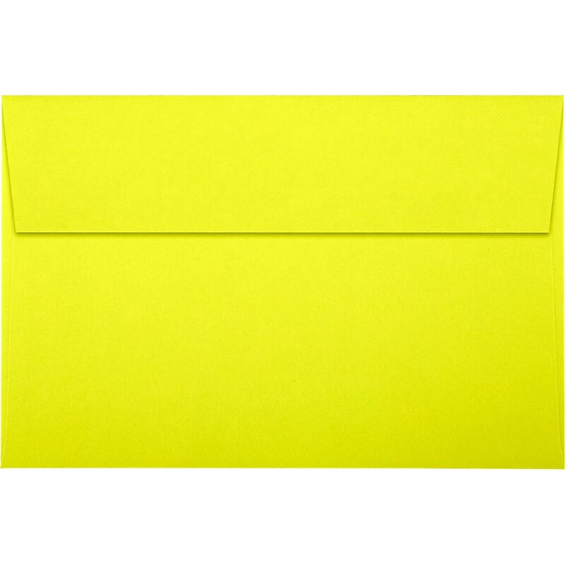 LUX A9 Invitation Envelopes (5 3/4 x 8 3/4) 50/Pack, Citrus (LUX-4895-L20-50) image 1