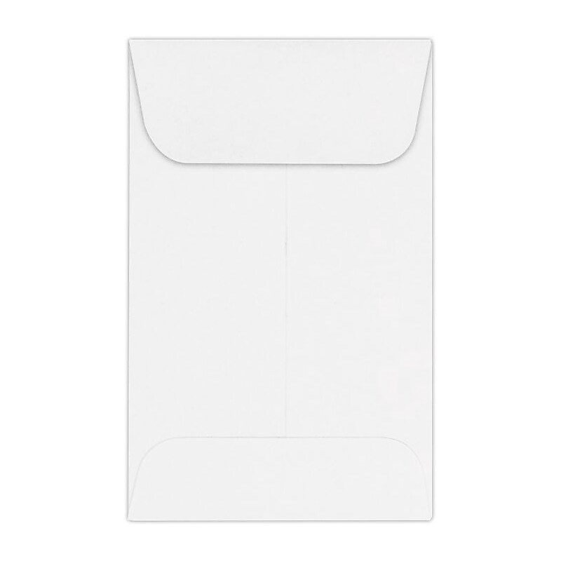 LUX #1 Coin Envelopes (2-1/4 x 3-1/2) 50/Pack, 24lb. Bright White (94623-50) image 1