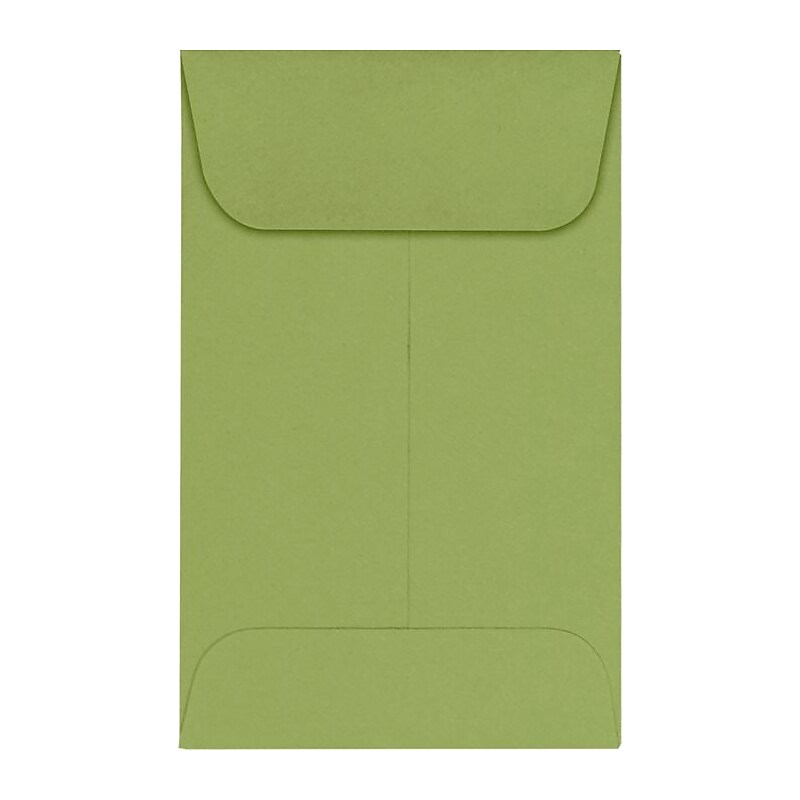 LUX #1 Coin Envelopes (2 1/4 x 3 1/2) 500/Pack, Avocado (EX1CO-27-500) image 1