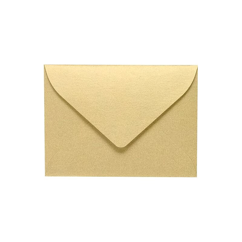 LUX #17 Mini Envelopes (2 11/16 x 3 11/16) 50/Pack, Blonde Metallic (MINSHB-50) image 1
