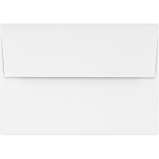 LUX A1 Invitation Envelopes (3 5/8 x 5 1/8) 50/Pack, 60lb. White w/Peel