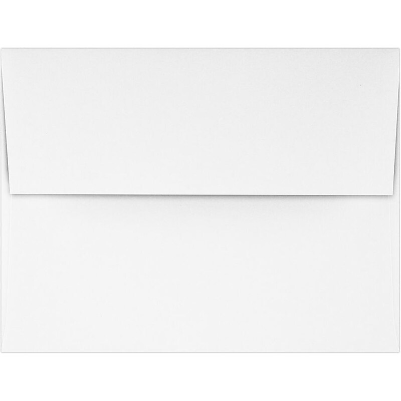LUX A2 (4 3/8 x 5 3/4) - 24lb. White Wove 50/Pack, 24lb. Bright White (72924-50) image 1