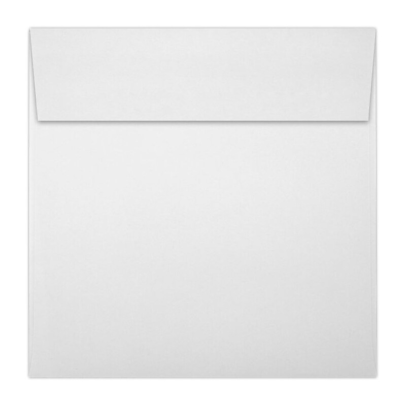 LUX 5 1/4 x 5 1/4 Square Envelopes 50/Pack, 70lb. Bright White (8510-70W-50) image 1