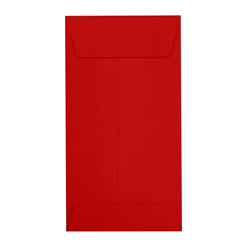 LUX #7 Coin Envelopes (3 1/2 x 6 1/2) 250/Pack, Ruby Red (LUX-7CO-18-250) image 1