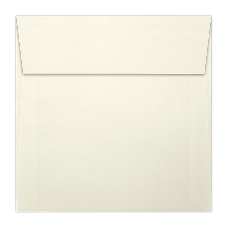 LUX 5 1/4 x 5 1/4 Square Envelopes 50/Pack, Natural Linen (8510-NLI-50) image 1