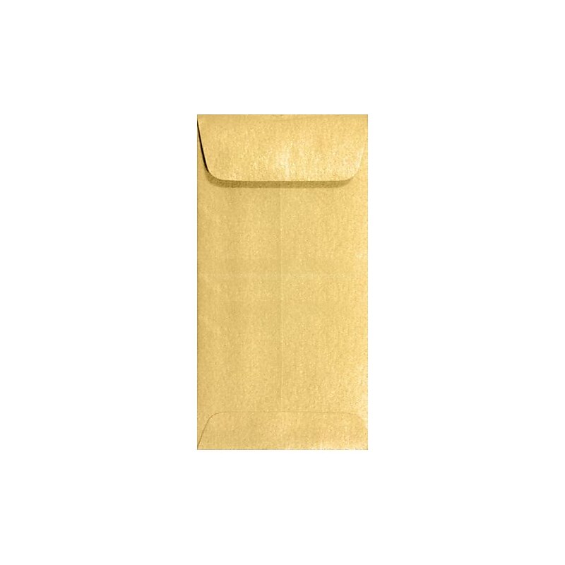 LUX #7 Coin Envelopes (3 1/2 x 6 1/2) 50/Pack, Gold Metallic (7CO-M07-50) image 1