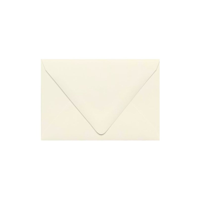 LUX A1 Contour Flap Envelopes (3 5/8 x 5 1/8) 50/Pack, Natural - 100% Recycled (1865-NPC-50) image 1