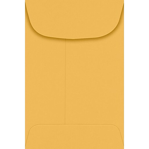 LUX 4 Coin Envelopes (3 x 41/2) 250/Pack, 24lb. Brown Kraft (94813