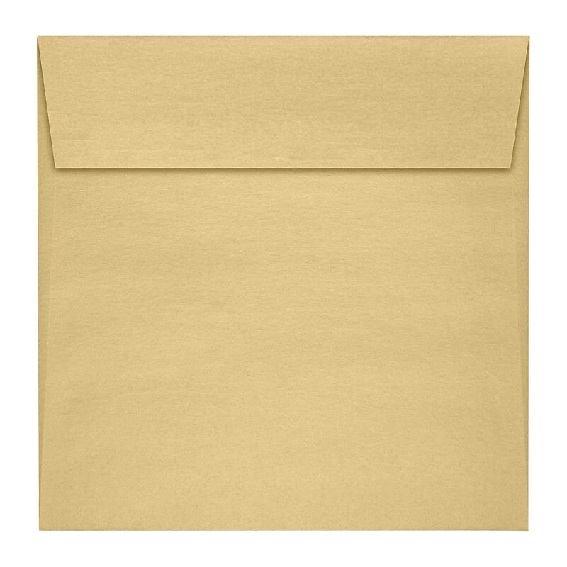 LUX 5 1/2 x 5 1/2 Square Envelopes 50/Pack, Blonde Metallic (8515-M07-50) image 1