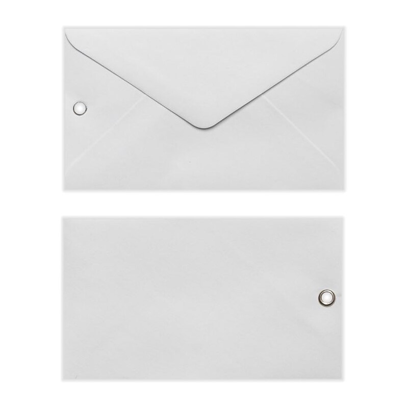 LUX #63 Mini Envelope with Grommet (2 1/2 x 4 1/4) 250/Pack, White (EN6303-250) image 1