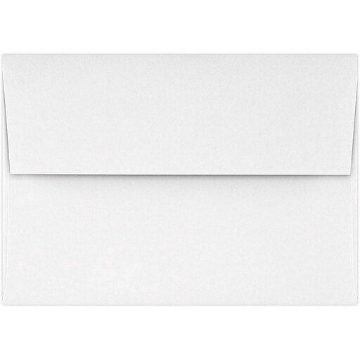 LUX A1 Invitation Envelopes (3 5/8 x 5 1/8) 50/Pack, White 100