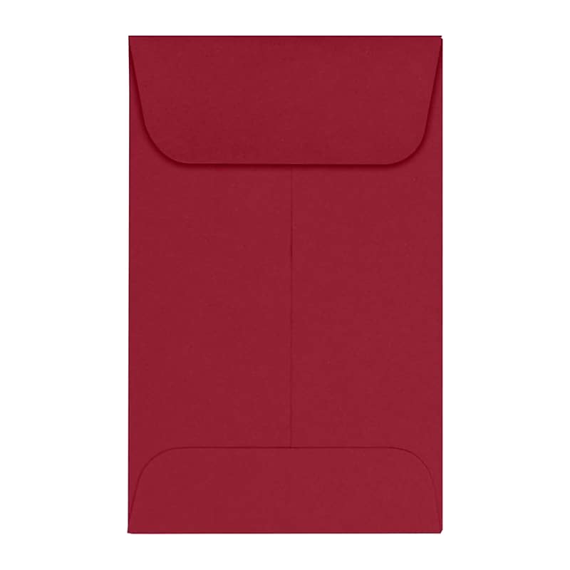 LUX #1 Coin Envelopes (2 1/4 x 3 1/2) 250/Pack, Garnet (LUX-1CO-26-250) image 1