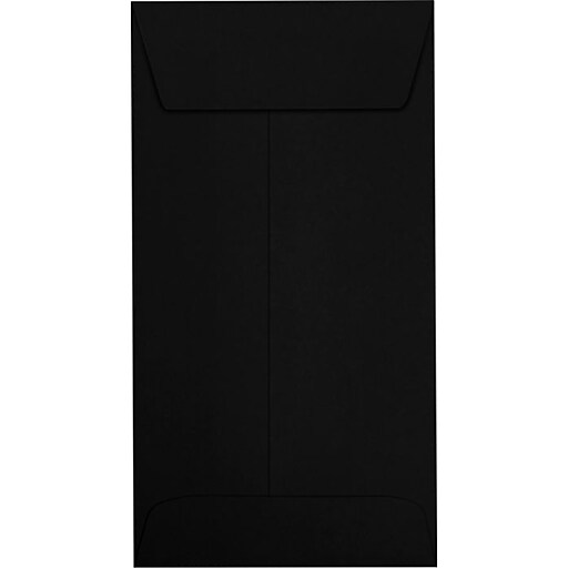 LUX 7 Coin Envelopes (3 1/2 x 6 1/2) 50/Pack, Midnight Black (7COB50