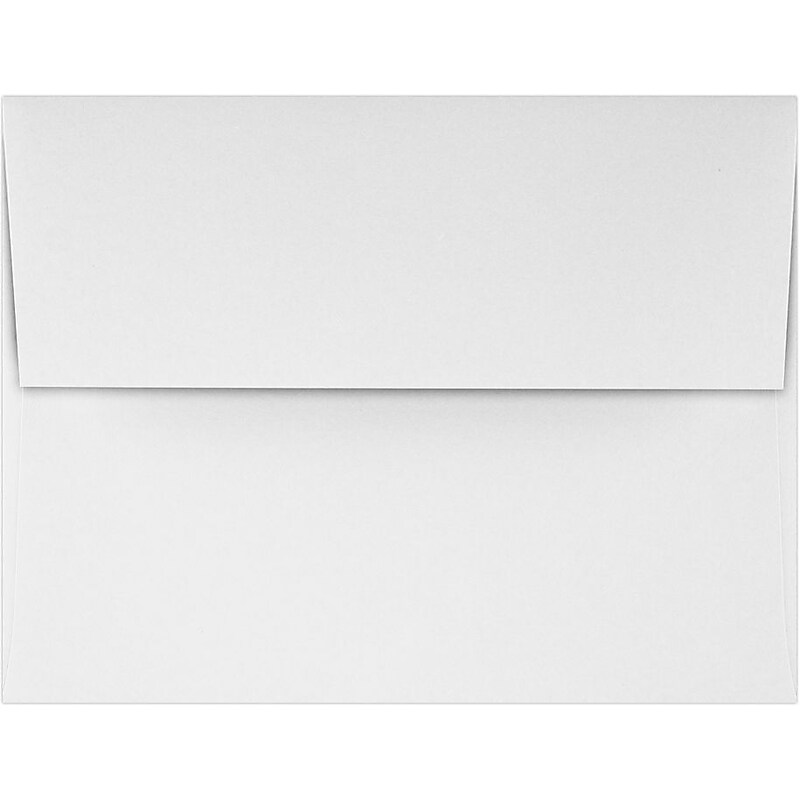LUX A2 (4 3/8 x 5 3/4) - 70lb. White Wove 50/Pack, 70lb. Bright White (20446-50) image 1