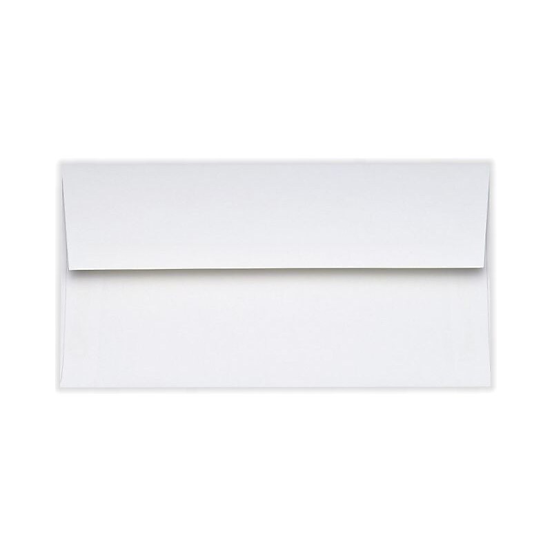 LUX Slimline Invitation Envelopes (3 7/8 x 8 7/8) 50/Pack, 24lb. Bright White (72973-50) image 1