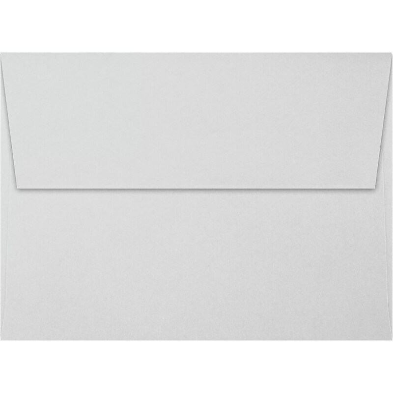 LUX A7 Invitation Envelopes (5 1/4 x 7 1/4) 50/Pack, Gray - 100% Cotton (4880-SG-50) image 1