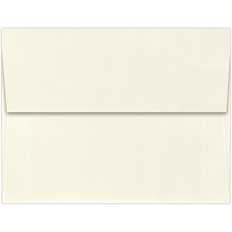 LUX A2 (4 3/8 x 5 3/4) - Natural Linen 50/Pack, Natural Linen (4870-NLI-50) image 1