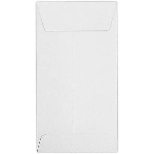 LUX 7 Coin Envelopes (3 1/2 x 6 1/2) 250/Pack, 24lb. Bright White