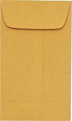 50 Pack Kraft Small Coin Envelopes Self Adhesive Kraft Envelopes