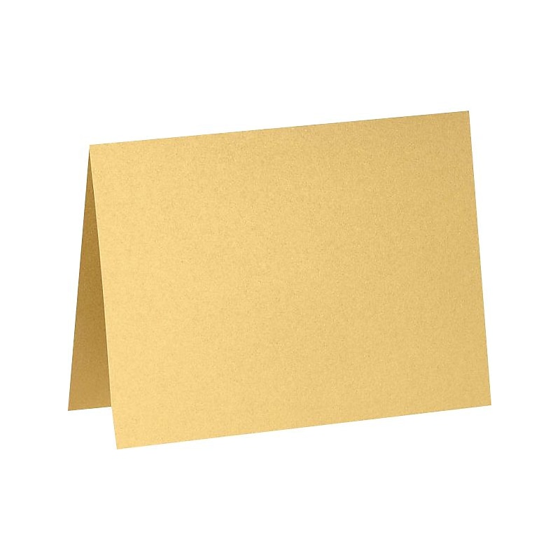 LUX #17 Mini Folded Card (2 9/16 x 3 9/16) 50/Pack, Gold Metallic (5080-07-50) image 1