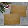 Great Papers Merry Christmas Notecard with Envelope, 4.88" x 3.38", Gold Foil/Kraft, 50/Pack (2021138)~#|#~sp148103509_sc7