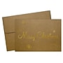 Great Papers Merry Christmas Notecard with Envelope, 4.88" x 3.38", Gold Foil/Kraft, 50/Pack (2021138)~#|#~sp148103653_sc7