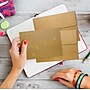 Great Papers Merry Christmas Notecard with Envelope, 4.88" x 3.38", Gold Foil/Kraft, 50/Pack (2021138)~#|#~sp148103655_sc7