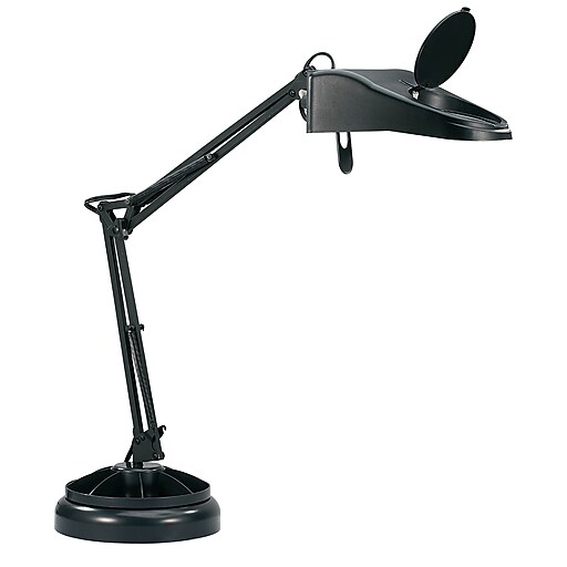 Magna Eye Hands-free LED Magnifier Lamp w/ Adjustable Arm Black For Crafts  Etc