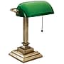 V-Light LED Banker's Desk Lamp, 15", Green/Antique Brass (SVCA150402GR)~#|#~sp148105504_sc7