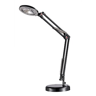 V-Light LED Architect Desk Lamp, 10", Black Glossy (SVL913863B)