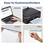 Avery Index Maker Paper Dividers with Print & Apply Label Sheets, 3 Tabs, White, 5 Sets/Pack (11435)~#|#~sp148106920_sc7