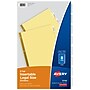 Avery Insertable Paper Dividers, 8-Tab, Clear (11116)~#|#~sp148107033_sc7