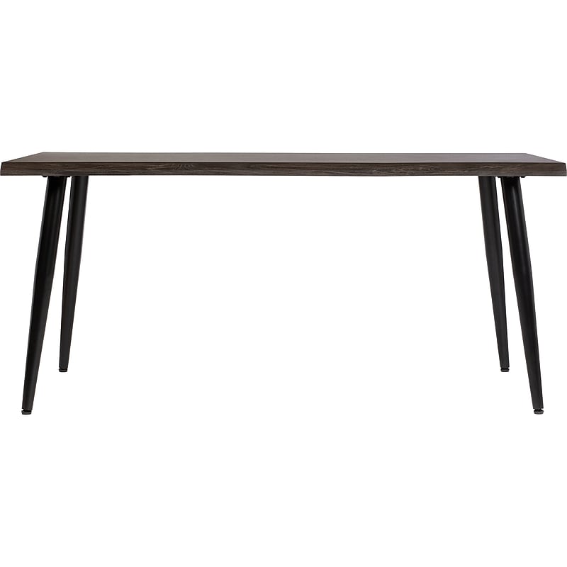 Gry Mattr Capsule 65"W Live Edge Computer Desk, Black Walnut (GMCC-00843) image 1