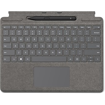 Microsoft 8X6-00061 Surface Pro Signature Fabric Keyboard Cover for 13" Surface Pro, Platinum
