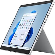 Microsoft Surface Pro 8 Multi-Touch 13" Tablet, WiFi, 8GB RAM, 256GB SSD, Windows 11 Home, Platinum (8PQ-00001)