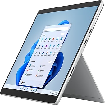 Microsoft Surface Pro 8 Multi-Touch 13" Tablet, WiFi, 16GB RAM, 512GB SSD, Windows 11 Home, Platinum (8PX-00001)