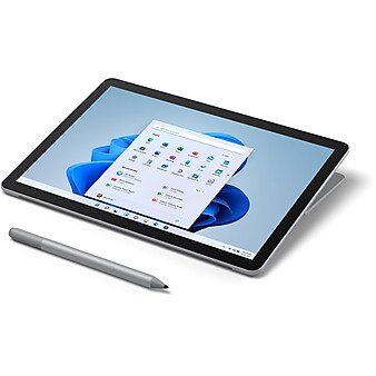 Microsoft Surface Go 3 Multi-Touch 10.5" Tablet, WiFi, 4GB RAM, 128GB SSD, Windows 11 Home, Platinum (8VA-00001)
