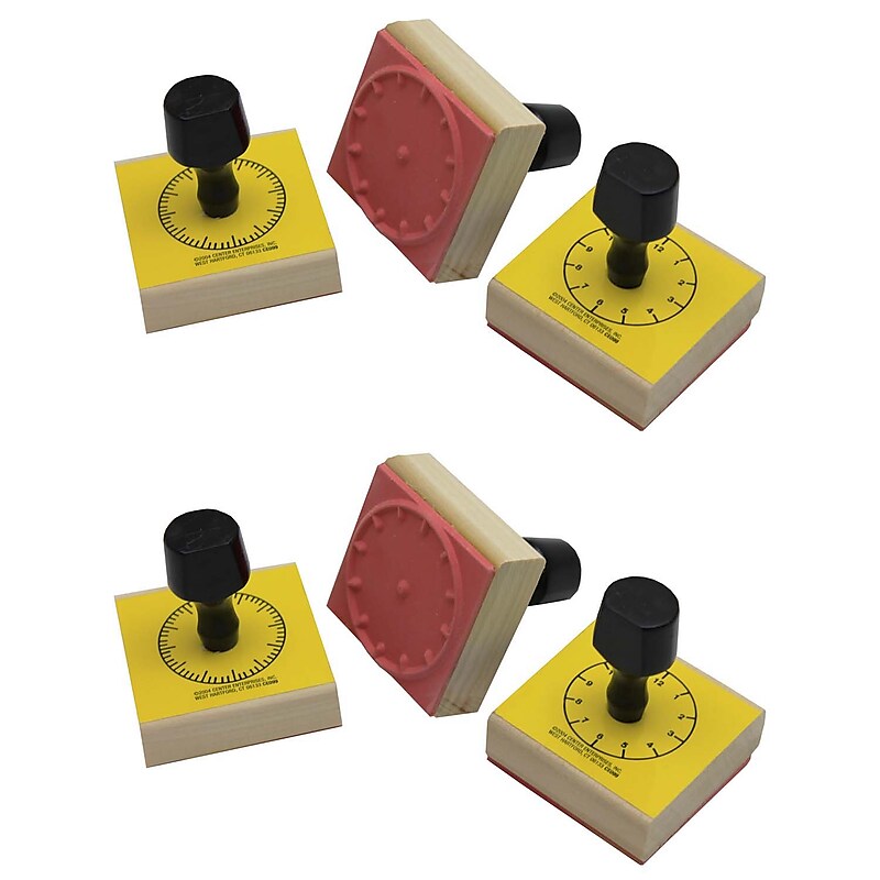 Ready 2 Learn Clock Stamp Set, 2/Bundle (CE-099-2) image 1