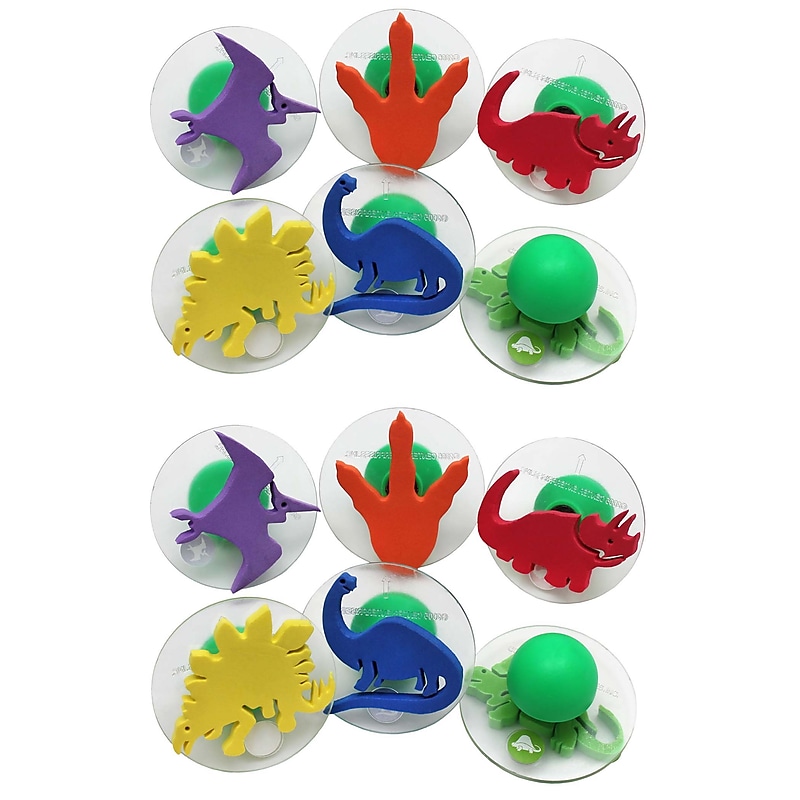 Ready 2 Learn Giant Stampers, Dinosaurs, 2/Bundle (CE-6763-2) image 1
