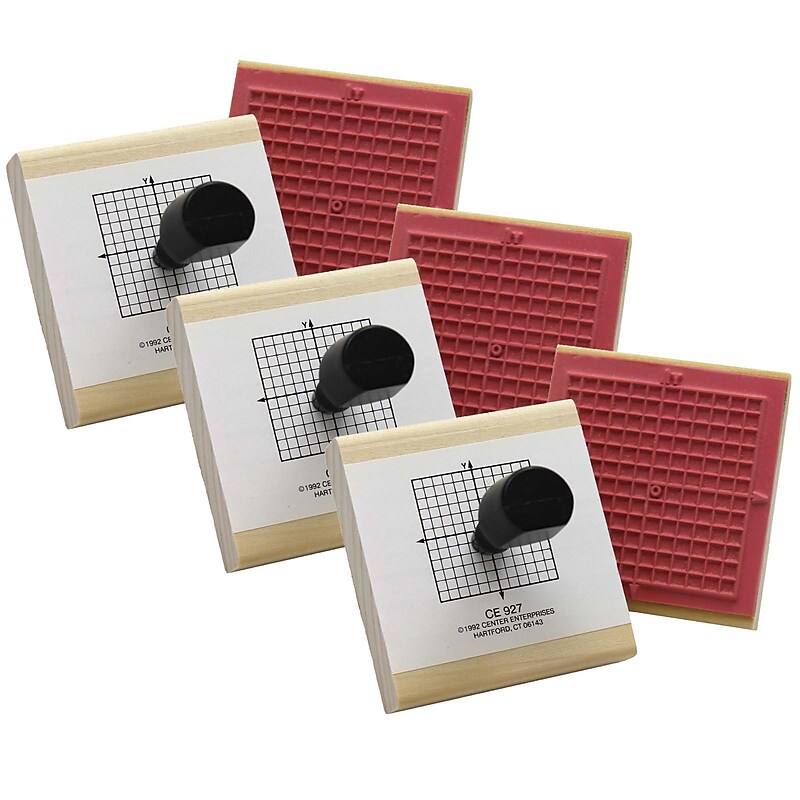 Ready 2 Learn X-Y Axis Stamp, 3/Pack (CE-927-3) image 1
