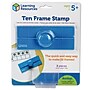 Learning Resources Washable Ten Frame Stamp, Blue, 3/Bundle (LER6652-3)~#|#~sp148289068_sc7