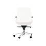 Gry Mattr Capsule Ergonomic Faux Leather Swivel Task Chair, White (GMCC-00852)~#|#~sp148296735_sc7