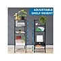 Mount-It! 5-Tier Metal Shelving Unit, 17", Black (MI-7861)~#|#~sp148296762_sc7