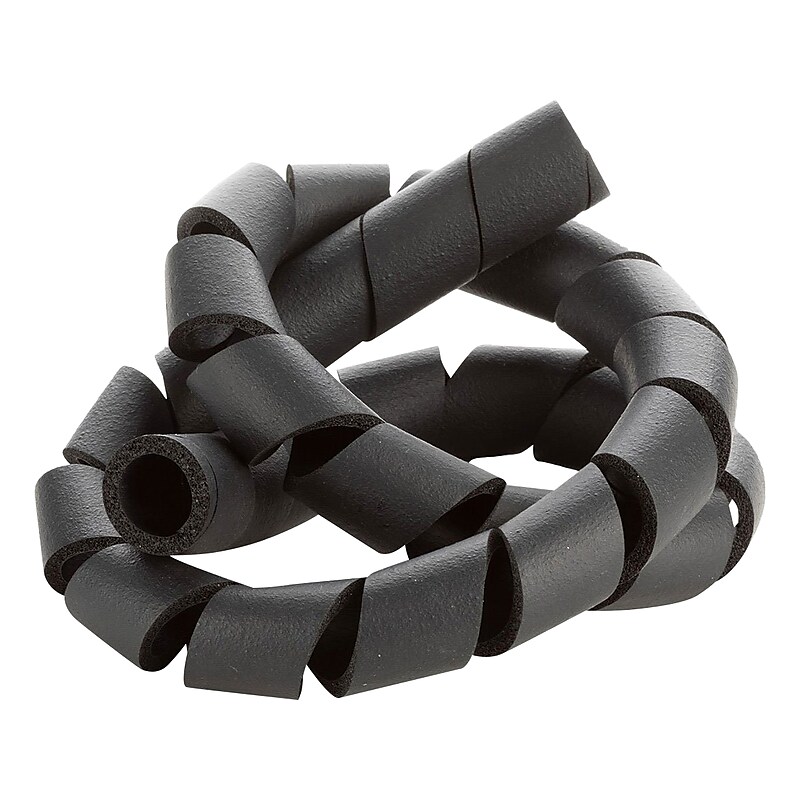 UT Wire 2' Slinky Cable Wrap, Black (UTW-SW10-BK) image 1